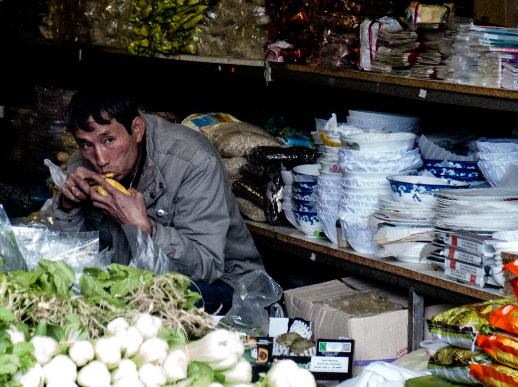 Foto tomada en el mercado vietnamita de SAPA, en Praga / Taylor Torres