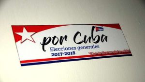 Elecciones en Cuba (logo). Foto ilustrativa