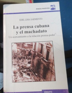 El libro de Edel Lima. Foto: Tania Díaz Castro